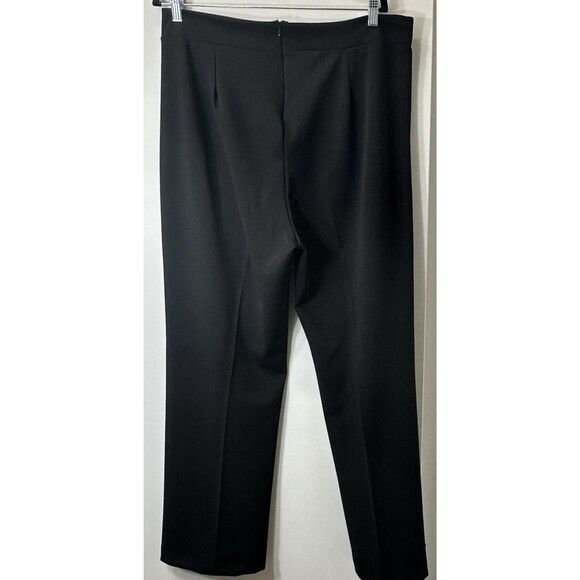 Fashion Nova Call It Even Wide Leg Dress Pants Black Size 2X Stylish Altered Hem - Picture 6 of 16